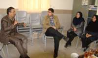 بازدید سرپرست شبکه از خانه بهداشت حسین آباد ابوزیدآباد