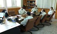 فرمانده نیروی انتظامی با مدیر شبکه بهداشت و درمان شهرستان آران و بیدگل دیدار کرد