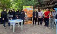 ایستگاه سلامت جهت ارائه خدمات مشاوره ای رایگان در همایش پیاده روی خانوادگی برپا شد.