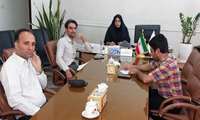 نشست صمیمانه سرپرست شبکه بهداشت و درمان با نماینده ورزش کارکنان دانشگاه 