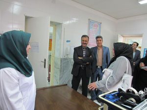 بازدید سرپرست از بیمارستان شهید رجایی