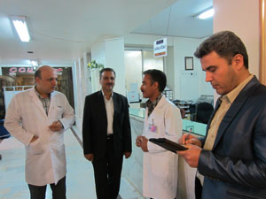 بازدید سرپرست از بیمارستان سیدالشهداء (ع)