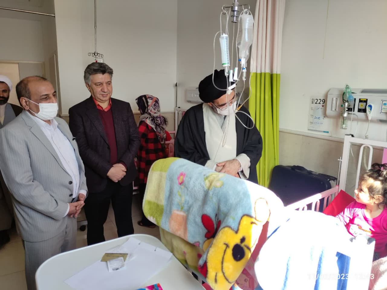 بازدید امام جمعه کاشان از بیمارستانها