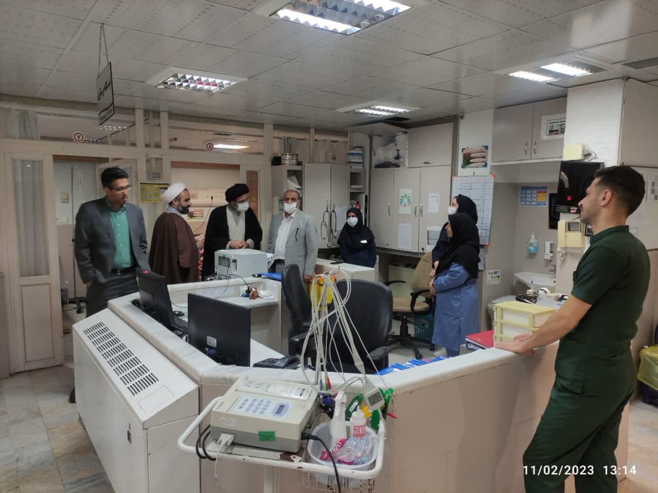 بازدید امام جمعه کاشان از بیمارستانها