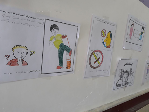مسابقه نقاشی به مناسبت هفته مواد مخدر